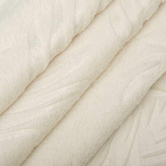 Плед Листья 150x200 см полиэстер цвет шампань