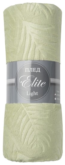 Плед Листья 150x200 см полиэстер цвет зеленый