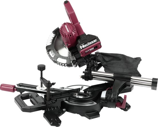 Пила торцовочная аккумуляторная Neolaser NMS-210-S, 20 В Li-ion 4 Ач, 210 мм