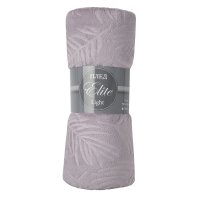 Плед Листья 150x200 см полиэстер цвет сиреневый