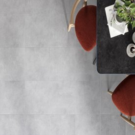 Глазурованный керамогранит Шахтинская Плитка Нео 40x40 см 1.76 м² гладкий цвет серый