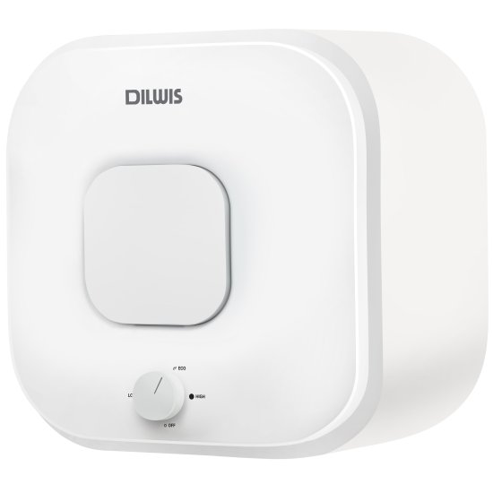Накопительный водонагреватель электрический 15 л DILWIS DS 15 U 2 кВт эмалированная сталь