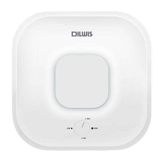 Накопительный водонагреватель электрический 15 л DILWIS DS 15 U 2 кВт эмалированная сталь