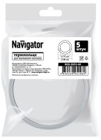 Термокольцо для натяжного потолка Navigator Ø75-98 мм цвет белый 5шт