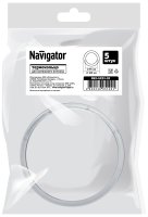 Термокольцо для натяжного потолка Navigator Ø95-109 мм цвет белый 5шт