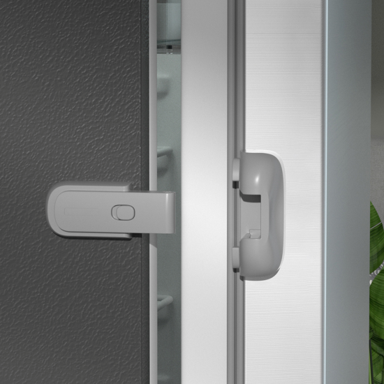 Блокиратор для холодильника Halsa Premium пластик цвет серый