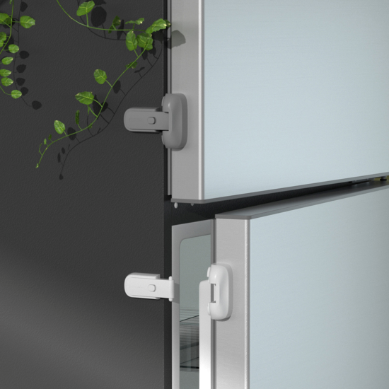 Блокиратор для холодильника Halsa Premium пластик цвет серый