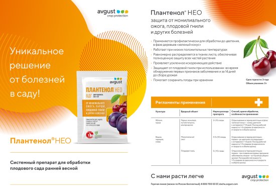 Фунгицид Avgust Плантенол Нео для защиты от болезней 3 г