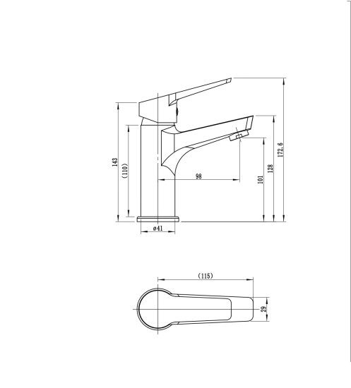 Смеситель с гигиеническим душем Esko Marburg цвет хром