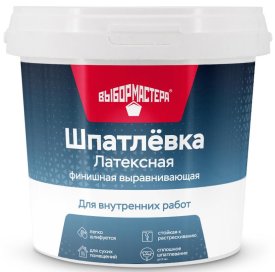 Шпаклевка латексная финишная Выбор мастера 1.5 кг цвет белый