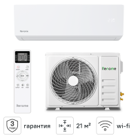 Сплит система Renome Unica RN-UNW07ME 7К BTU охлаждение/обогрев c Wi-Fi