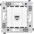 Розетка компьютерная DKC Avanti встраиваемая белая RJ45 (9549964)