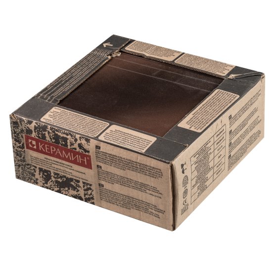 Клинкерная ступень Керамин Амстердам Шейд коричневая 298х298х8 мм (15 шт.=1,33 кв.м)