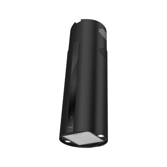 Цилиндрическая островная вытяжка MEFERI TUBE40BK ISLA COMFORT PLUS
