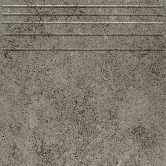 Клинкерная ступень Керамин Вермонт 2 серая 298х298х8 мм (15 шт.=1,33 кв.м)