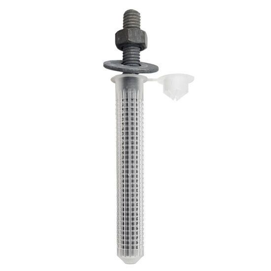 Комплект установки для химического анкера шпилька 8х105 мм гильза 12х50 мм Hard-Fix (2 шт.)