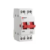 Трехпозиционный переключатель EKF PROxima ТПС-63 2P 32А 230 В на DIN-рейку (TPS232)