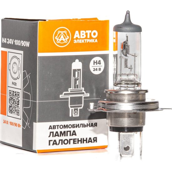 Автолампа АВТОЭЛЕКТРИКА h4