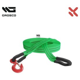 Буксировочный трос для буксировки авто до 10 тонн Grosco BTL2012LL