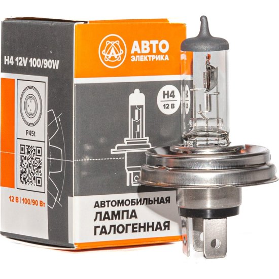 Автолампа АВТОЭЛЕКТРИКА h4