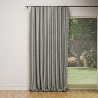 Штора на ленте Камелия 200x280 см цвет светло-бежевый