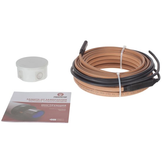 Греющий кабель для обогрева труб Freezstop 20 м, 500 Вт