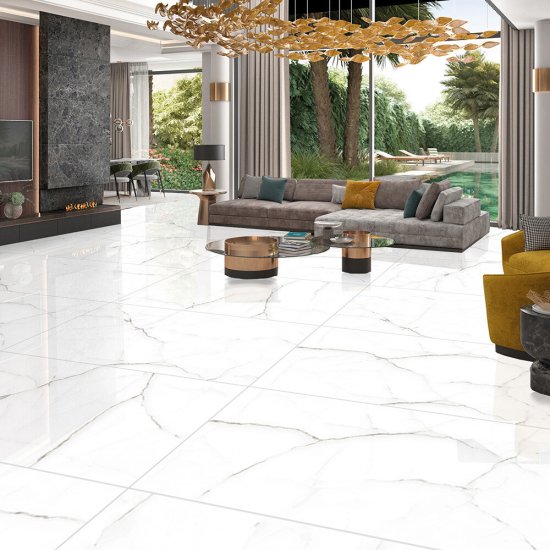 Керамогранит Lavelly Onyx Nebbia серый полированный 1600х800х9 мм (2 шт.=2,56 кв.м)