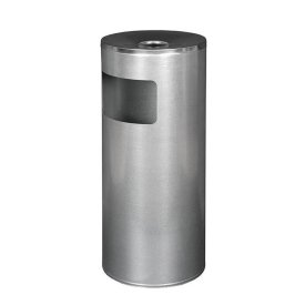 Урна мусорная 30 л металлическая алюминий