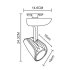 Светодиодный трековый светильник однофазный Arte Lamp Lynx 4000К 30 Вт 1 кв.м белый (A3930PL-1WH)