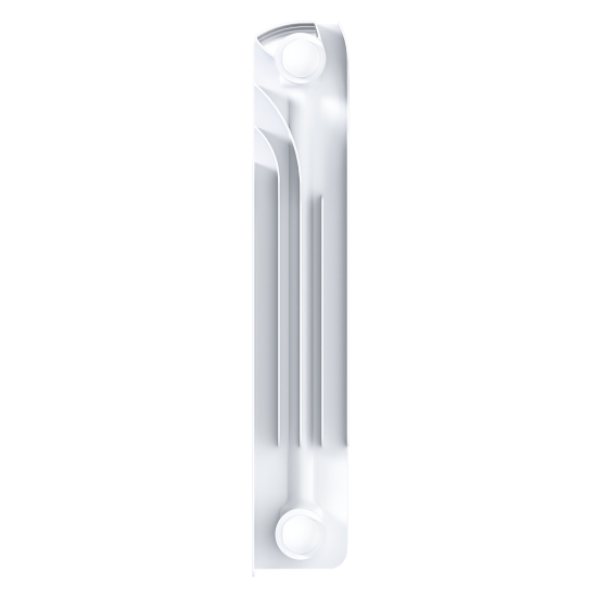 Радиатор секционный Le Heat Bimetal 350/90 14 секций боковое подключение биметалл белый