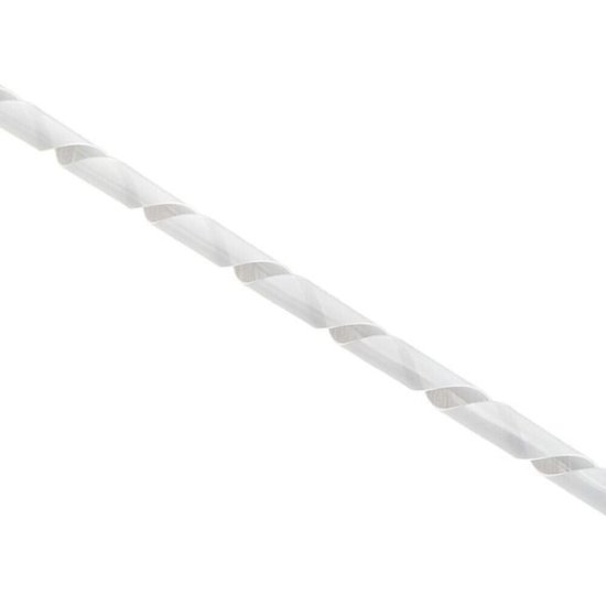 Рукав спиральный монтажный EKF d6 мм белый 10 м полиэтиленовый (plc-swb-06)