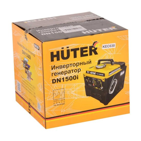 Генератор бензиновый Huter DN1500i 1,1 кВт инверторного типа (64/10/4)