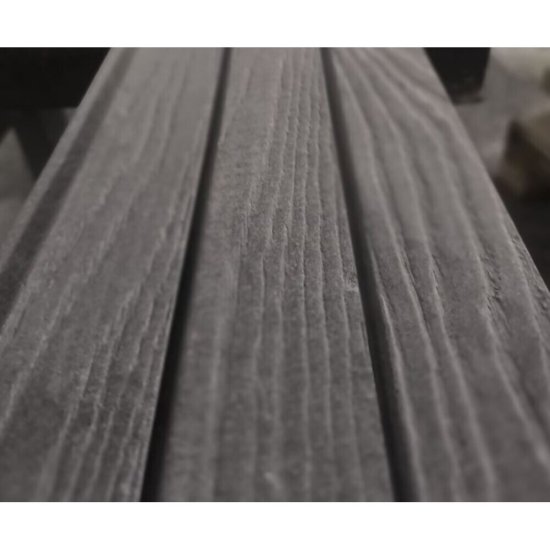 Сайдинг фиброцементный Фибратек Click 3000х190 мм серый под покраску КПП