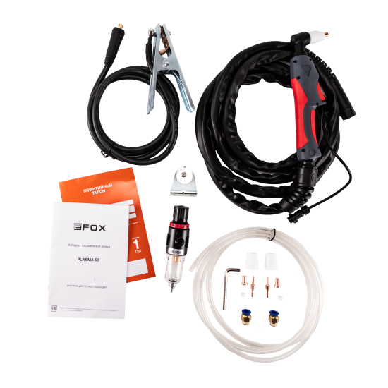 Аппарат для плазменной резки Foxweld Foxplasma50 FW 9481, 4.9 кВт, рез до 15 мм