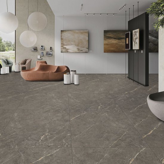 Керамогранит Lavelly Marble Aster серый карвинг 800х800х8,5 мм (2 шт.=1,28 кв.м)