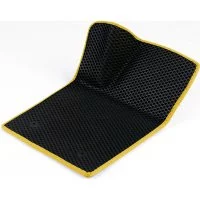 Водительский коврик для BMW Х3 F25 2010 - 2017 (БМВ Х3 Ф25) ЕВА EVA без разреза Vicecar 1DL4008-желтый