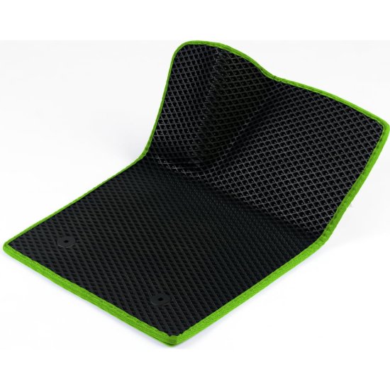 Водительский коврик для Audi Audi A6 С5 1997 - 2004 (Ауди А6 С5) ЕВА EVA без разреза Vicecar 1DL3007-салатовый