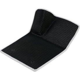 Водительский коврик для BMW Х5 E53 2000 - 2007 (БМВ Х5 Е53) ЕВА EVA без разреза Vicecar 1DL4009-белый