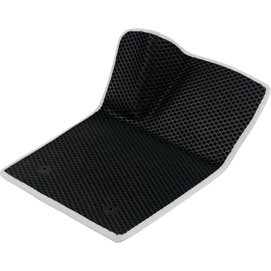 Водительский коврик для BMW Х5 E53 2000 - 2007 (БМВ Х5 Е53) ЕВА EVA без разреза Vicecar 1DL4009-белый