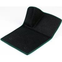 Водительский коврик для BMW Х3 F25 2010 - 2017 (БМВ Х3 Ф25) ЕВА EVA без разреза Vicecar 1DL4008-темнозеленый