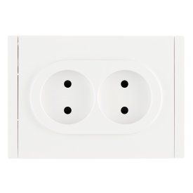 Розетка IEK Forte&Piano FP225 встраиваемая белая со шторками (FP-R23-10-1-K01)