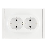 Розетка IEK Forte&Piano FP224 встраиваемая белая (FP-R21-16-1-K01)