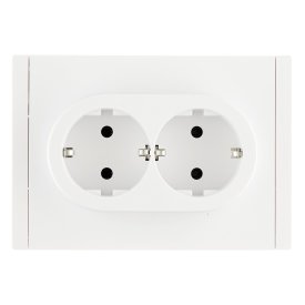Розетка IEK Forte&Piano FP224 встраиваемая белая (FP-R21-16-1-K01)