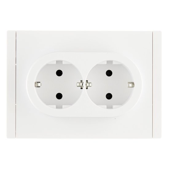 Розетка IEK Forte&Piano FP224 встраиваемая белая (FP-R21-16-1-K01)