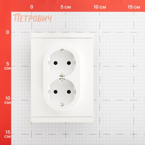 Розетка IEK Forte&Piano FP224 встраиваемая белая (FP-R21-16-1-K01)