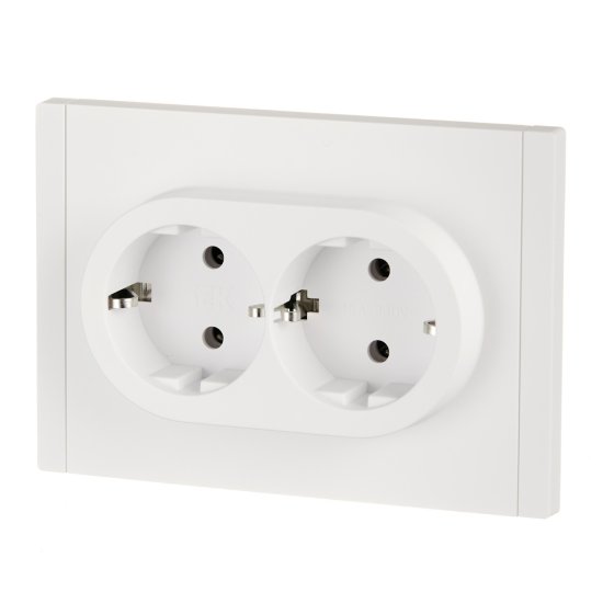 Розетка IEK Forte&Piano FP224 встраиваемая белая (FP-R21-16-1-K01)