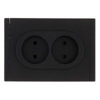 Розетка IEK Forte&Piano FP126 встраиваемая черная (FP-R20-10-1-K02)