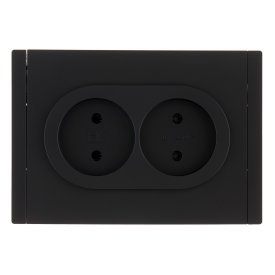 Розетка IEK Forte&Piano FP126 встраиваемая черная (FP-R20-10-1-K02)