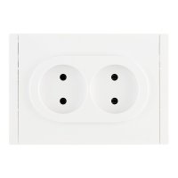 Розетка IEK Forte&Piano FP226 встраиваемая белая (FP-R20-10-1-K01)
