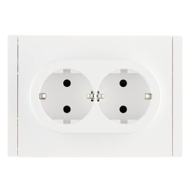 Розетка IEK Forte&Piano FP223 встраиваемая белая со шторками (FP-R24-16-1-K01)